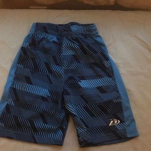 Blue active shorts